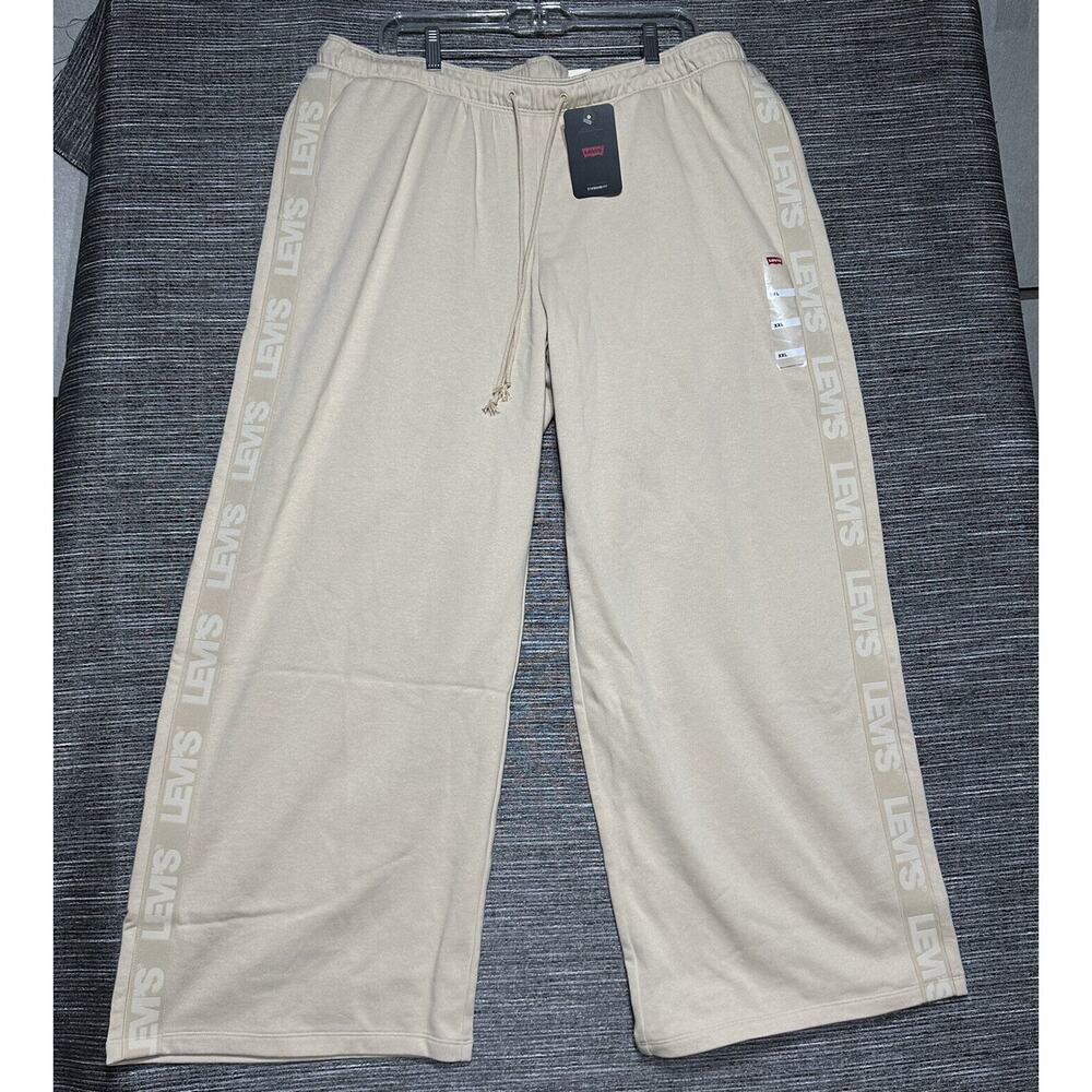 Levi’s Sweatpants Women's Size XXL Tan Drawstring Low Rider Standard Fit
